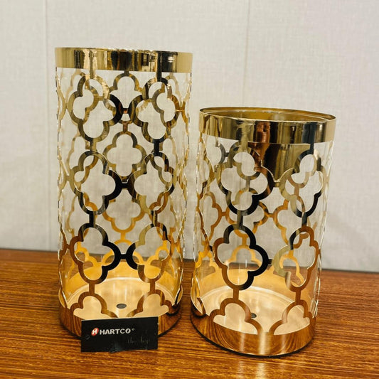 Gold MoroccanCandle Holders(small pc)