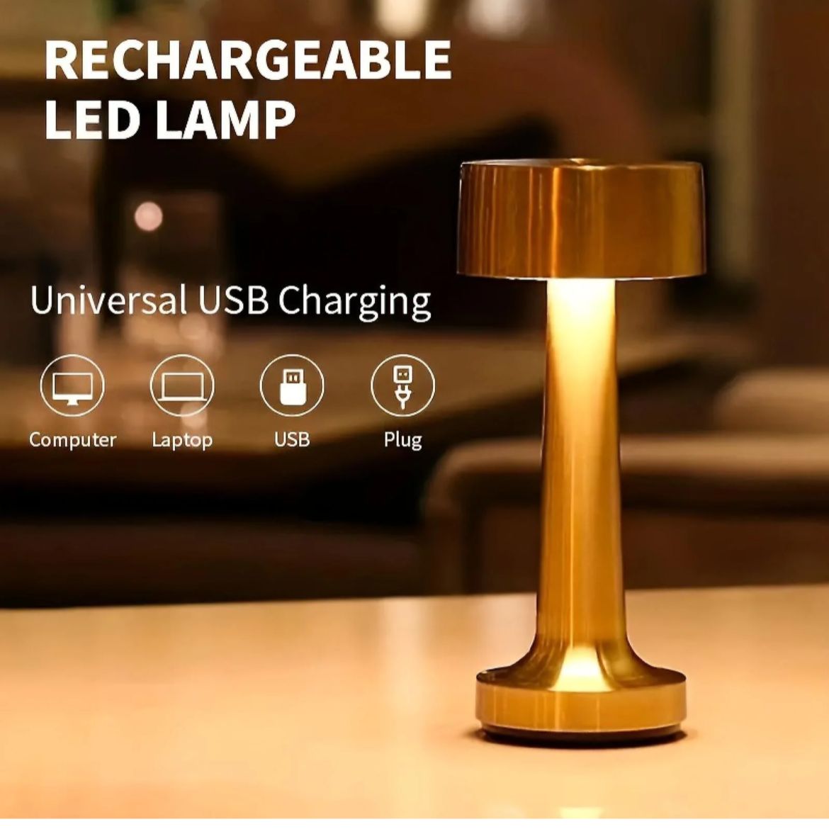 Modern Rechargeable LED Table Lamps