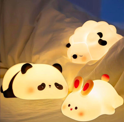 Rechargeable panda lamps